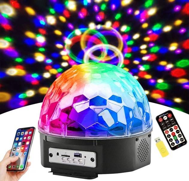 Magic ball music Диско куля Bluetooth з MP3 плеєром