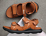 Чоловічі сандалі босоніжки літні спортивні Vegas light руді. Живе фото, фото 2