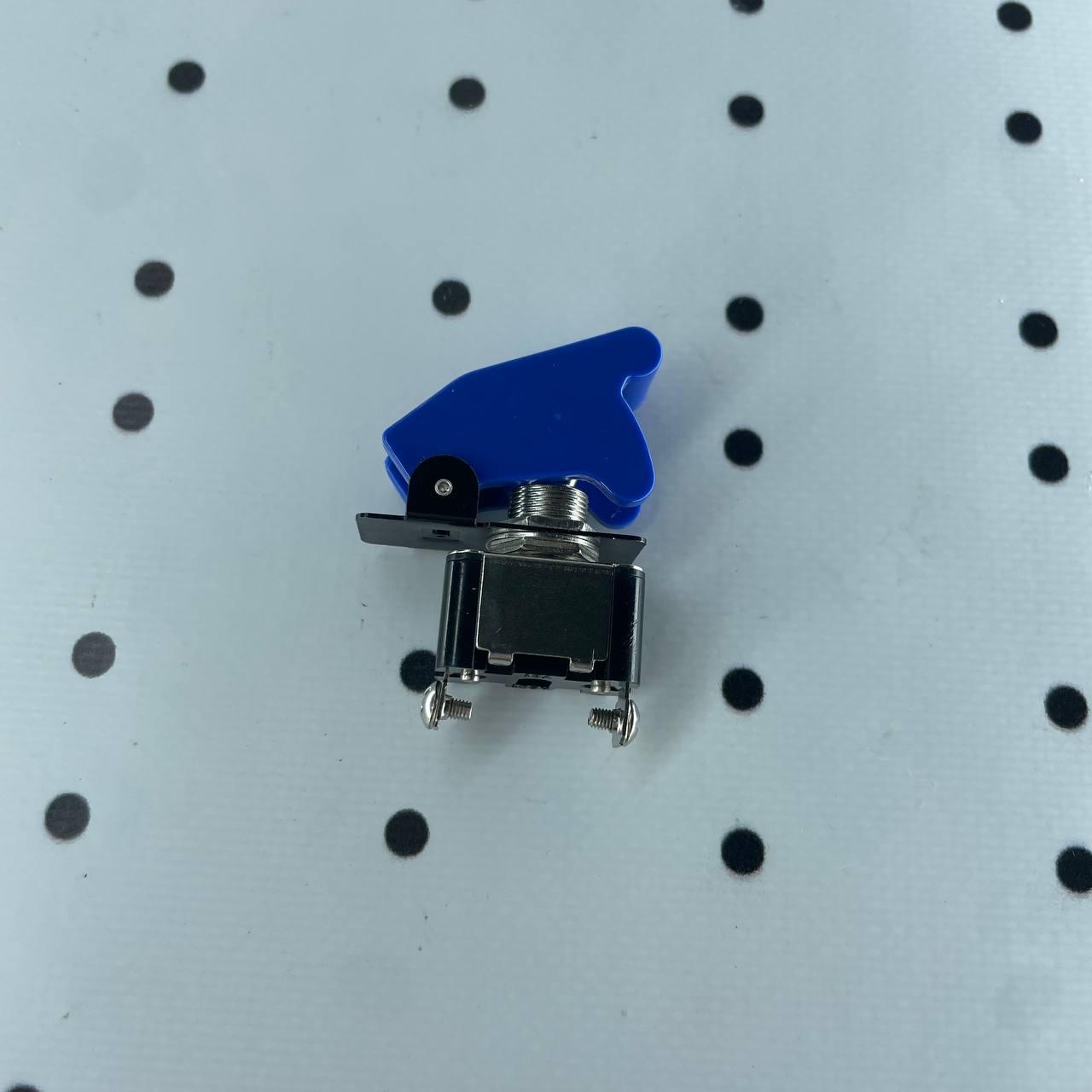 Вимикач тумблерний ON-OFF, 12V/24V, 10А, 2 ніжки, 28мм (довжина)х16мм (ширина) колір захисного ковпака, фото 1