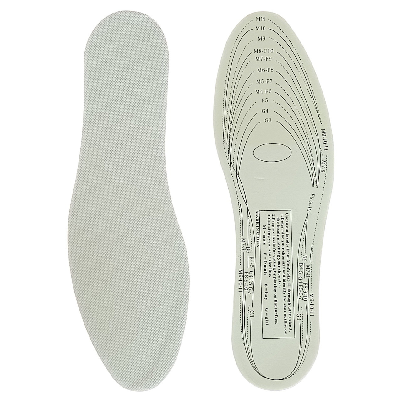 Устілки універсальні ультратонкі All-Shoe Slim 31-46 (20-30 см) всесезонні, обрізні, для всіх видів взуття, фото 1