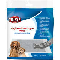 Пелюшки для собак Trixie з активованим вугіллям 60х60 см 10 шт (4047974233726)