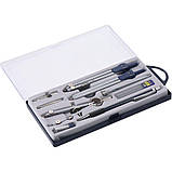 Набір креслярських інструментів Worison Готальня на 9 предметів, фото 2