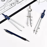 Набір креслярських інструментів Worison Готальня на 9 предметів, фото 5