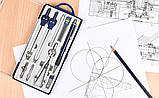 Набір креслярських інструментів Worison Готальня на 9 предметів, фото 10