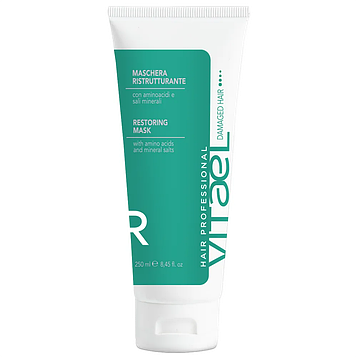 Маска відновлююча для пошкодженого волосся VITAEL DAMAGED HAIR RESTORING MASK 250 мл VTL0008-250