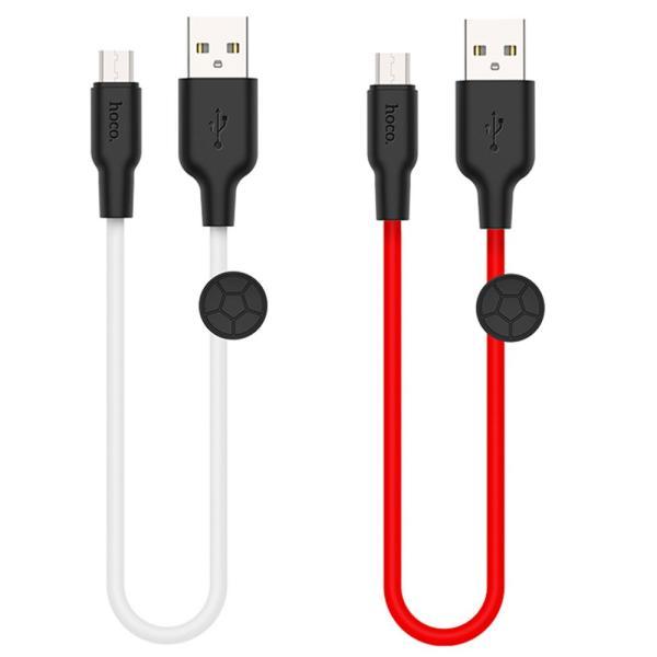 USB Hoco X21 Plus Silicone Micro 0.25m