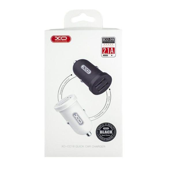 Автозарядний пристрій XO-CC18 Dual USB