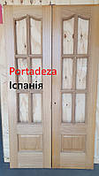 Двері міжкімнатні дуб масив двостулкові 2300х1250 мм