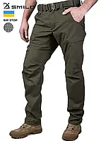 Тактичні штани SMILO cargo rip stop олива
