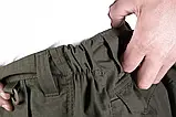 Тактичні штани SMILO cargo rip stop олива, фото 8