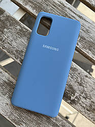 Чохол бампер Epik Silicone Cover Case для Samsung Galaxy A41 Blue