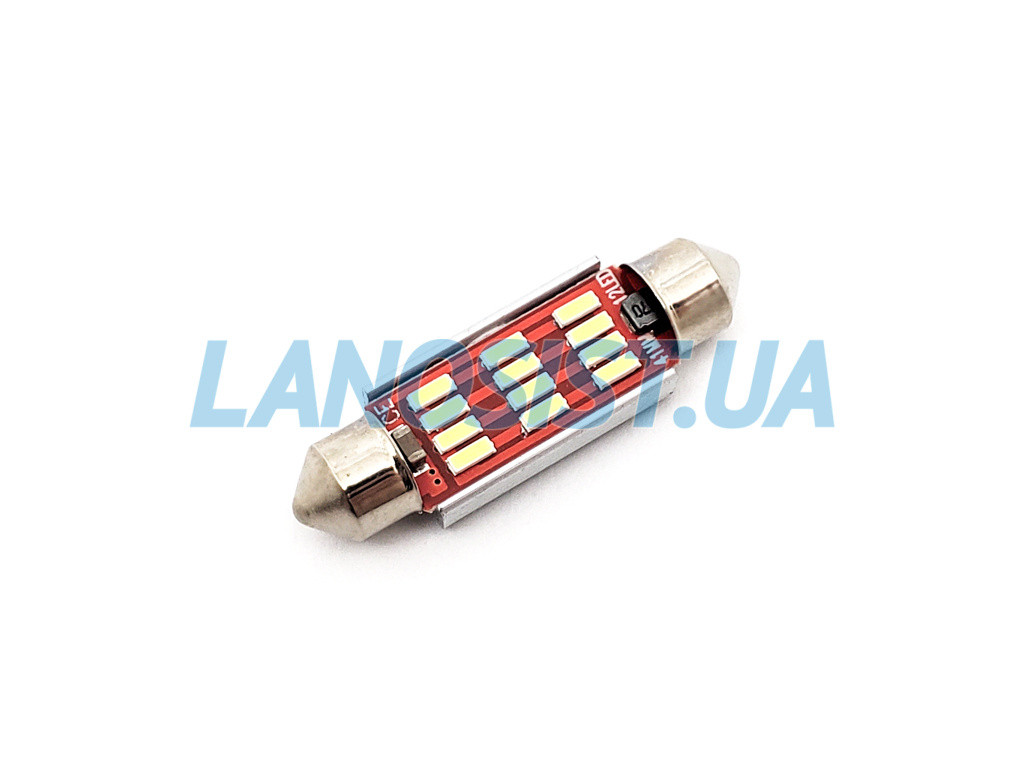 Лампа LED C5W 260Lm 12xSMD (4014) 42мм C24505