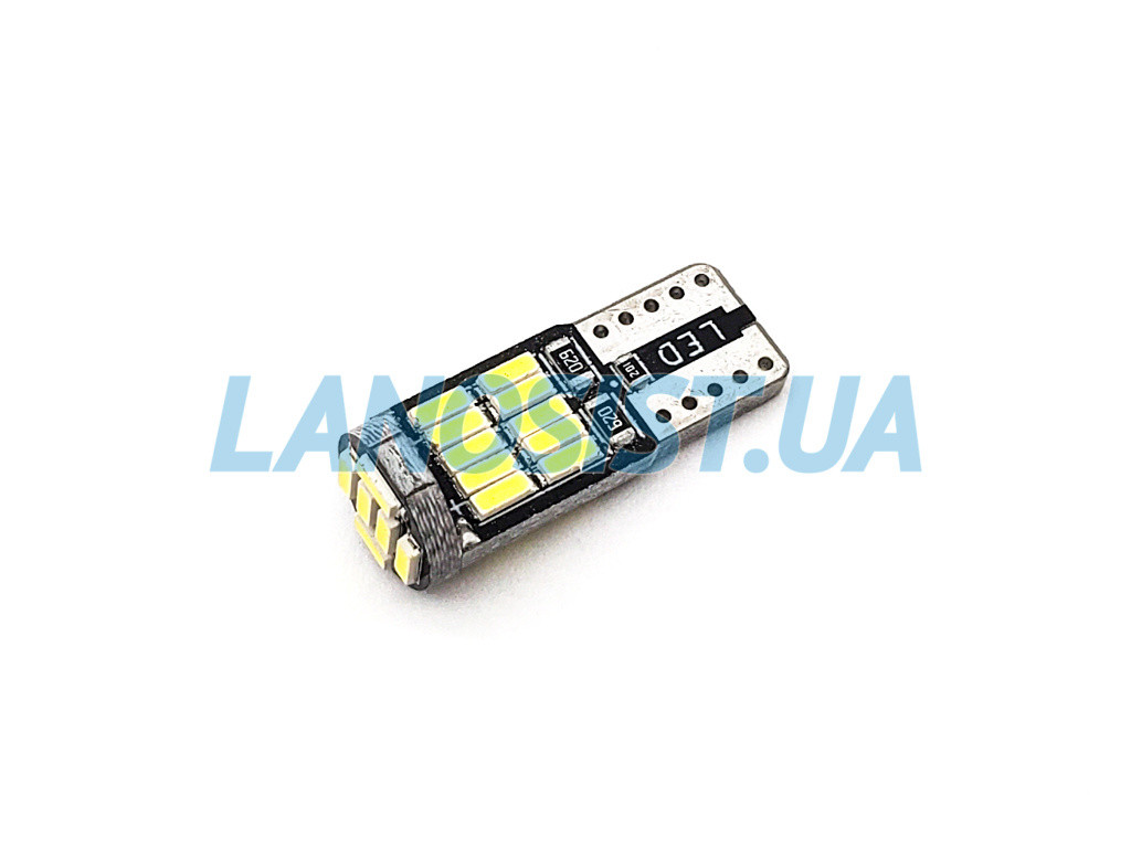 Лампа LED W5W 650Lm 30xSMD (4014) + обманка C24502