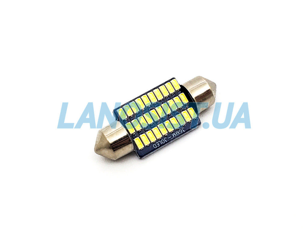Лампа LED C5W 390Lm 30xSMD (3014) 36мм C24509