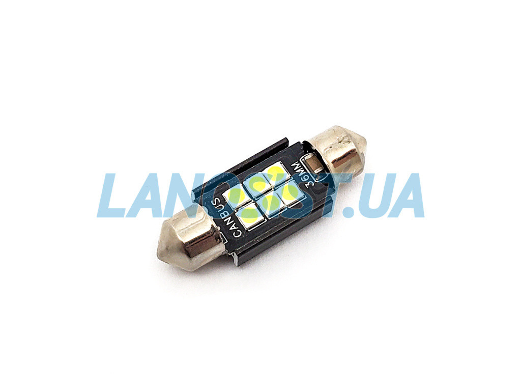 Лампа LED C5W 720Lm 6xSMD (3030) 36мм надяскрава C24512