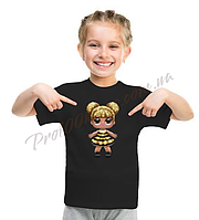 Футболка дитяча підліткова Lol дівчинка L.O.L