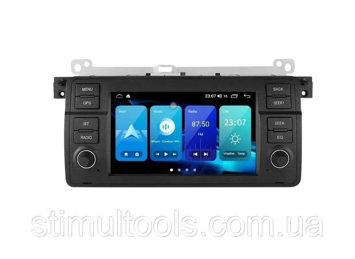 Штатна Mагнікола 7" X3 E46 Android 12- 4+32GB- With carplay+CANBUS, фото 1