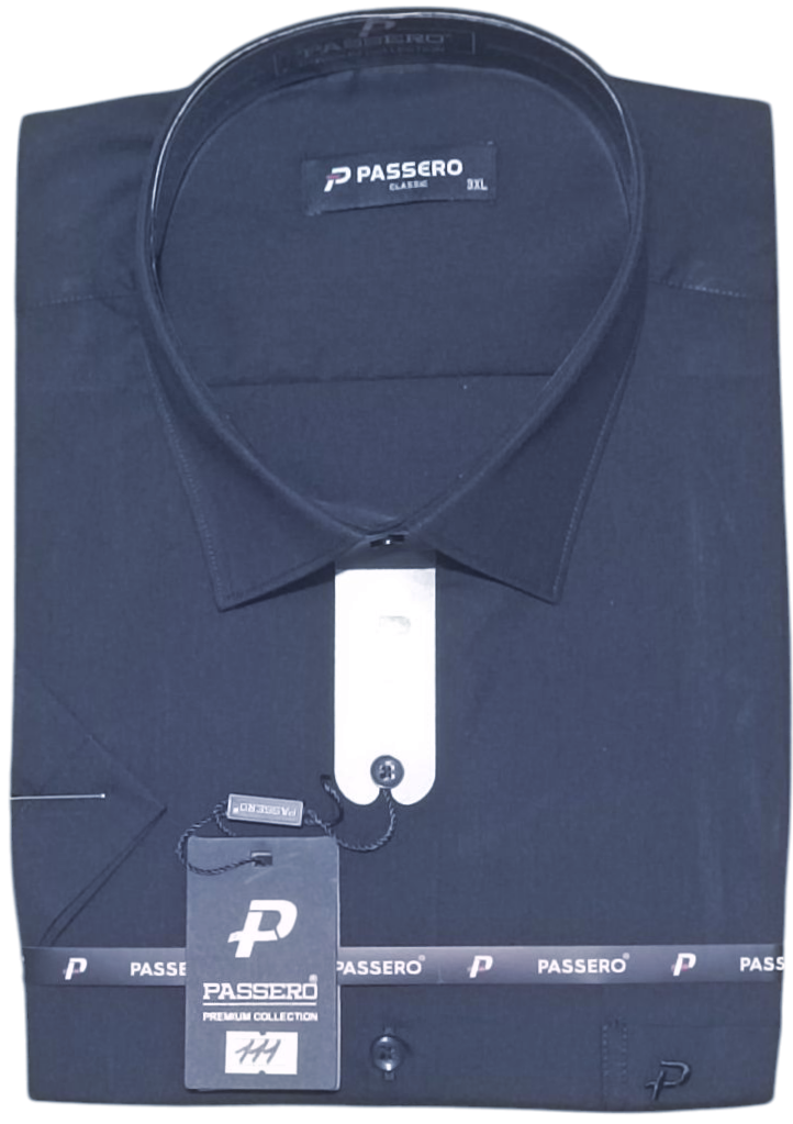 Теніска чоловіча батальна Passero vk-0111 однотонна класична Туреччина ошатна стильна короткий рукав 4XL