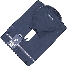 Теніска чоловіча батальна Passero vk-0111 однотонна класична Туреччина ошатна стильна короткий рукав 4XL, фото 3