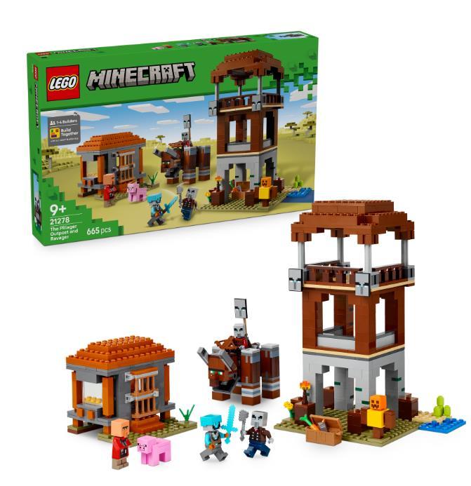 LEGO Minecraft Аванпост розбійників та Спустошувач [21278], фото 1