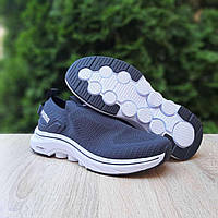 PUMA Flexible Темно-серые мокасины для парней. Модная обувь мужская на лето Пума.