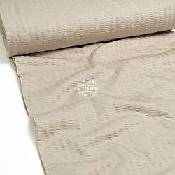 Сатин жатка (гофре), колір бежевий, ширина 240 см (№5444)