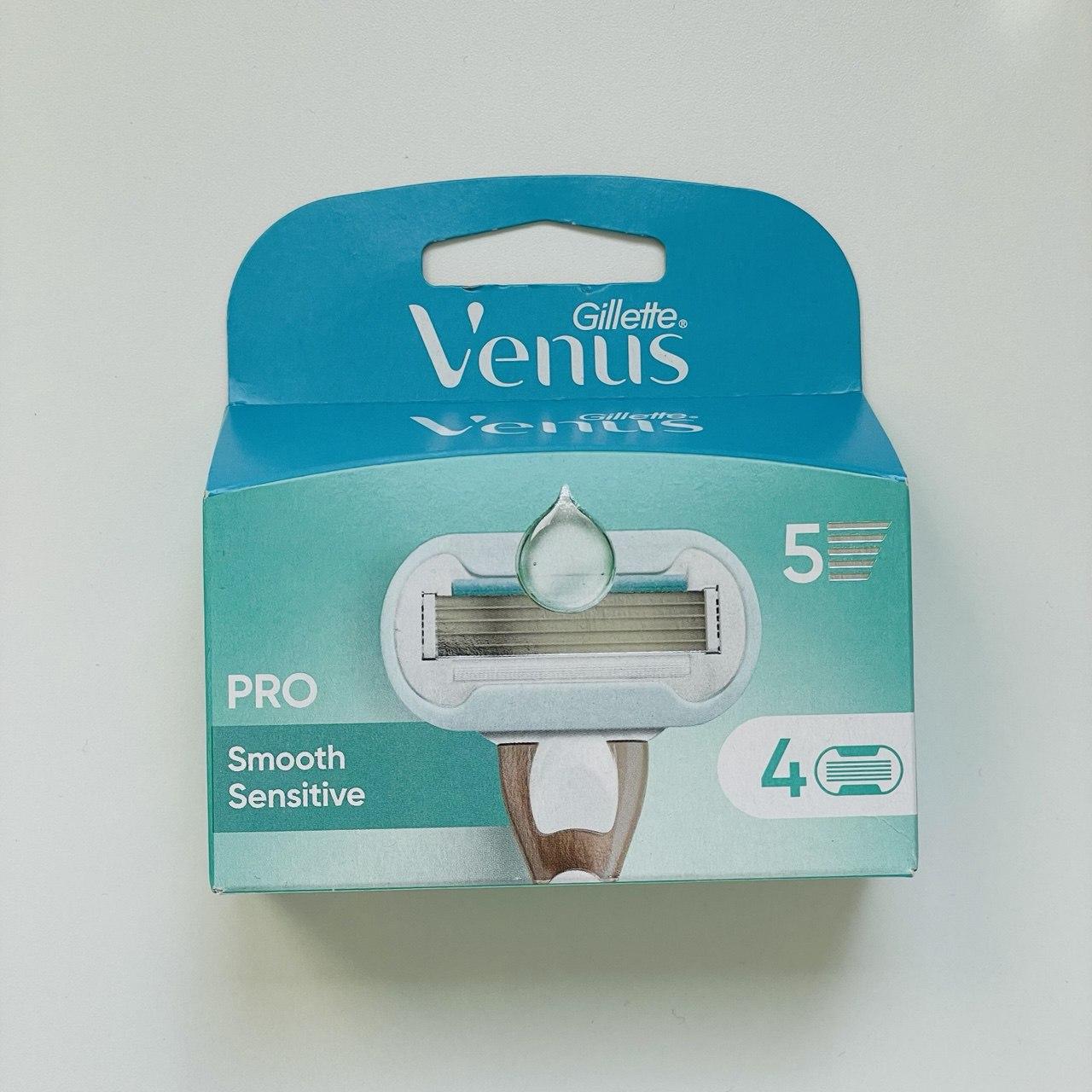 Леза Gillette Venus PRO Smooth Sensitive, 4 шт