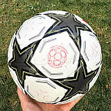 Футбольний м'яч adidas UCL 24/25 5 розмір white/black, фото 2