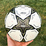 Футбольний м'яч adidas UCL 24/25 5 розмір white/black, фото 3