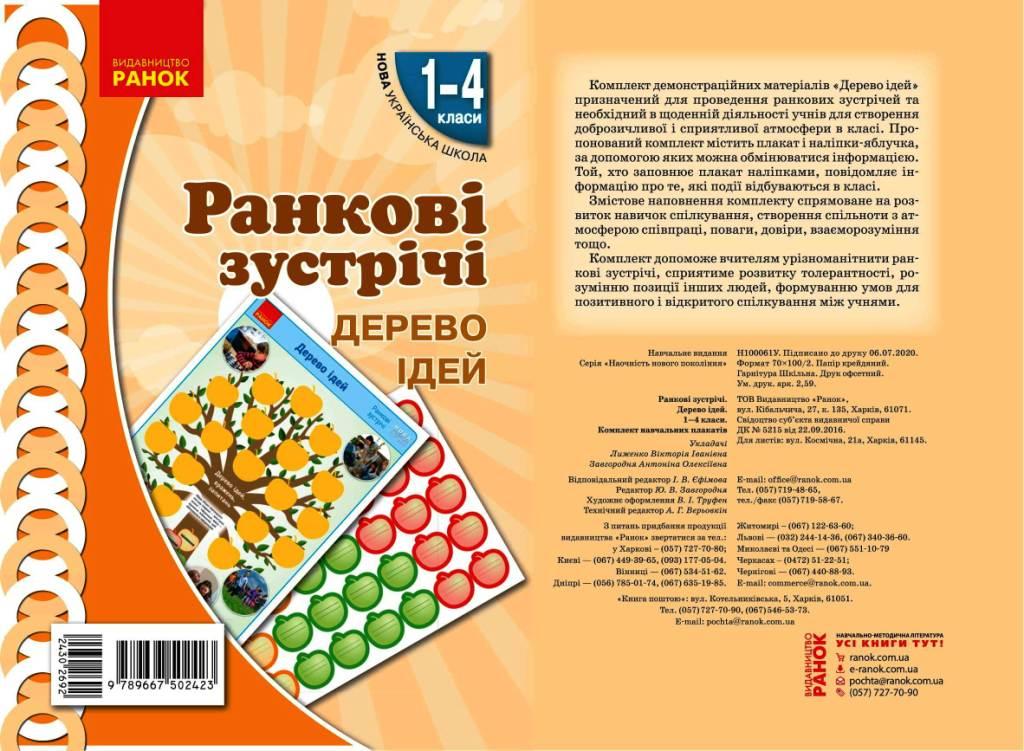 Ранкові зустрічі. Дерево ідей . 1-4 класи, фото 1