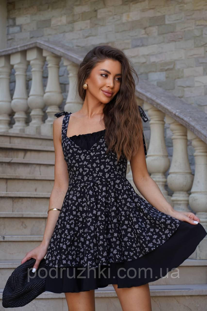 Легка літня сукня сарафан Тканина: софт принт Розмір: S. M. L, фото 1