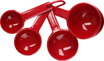 Набір мірних ковшиків KitchenAid Universal KQG058OHERE 4 шт червоний