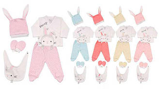 Комплект для новонародженої дівчинки, Miniworld (розмір 0-3 міс.)