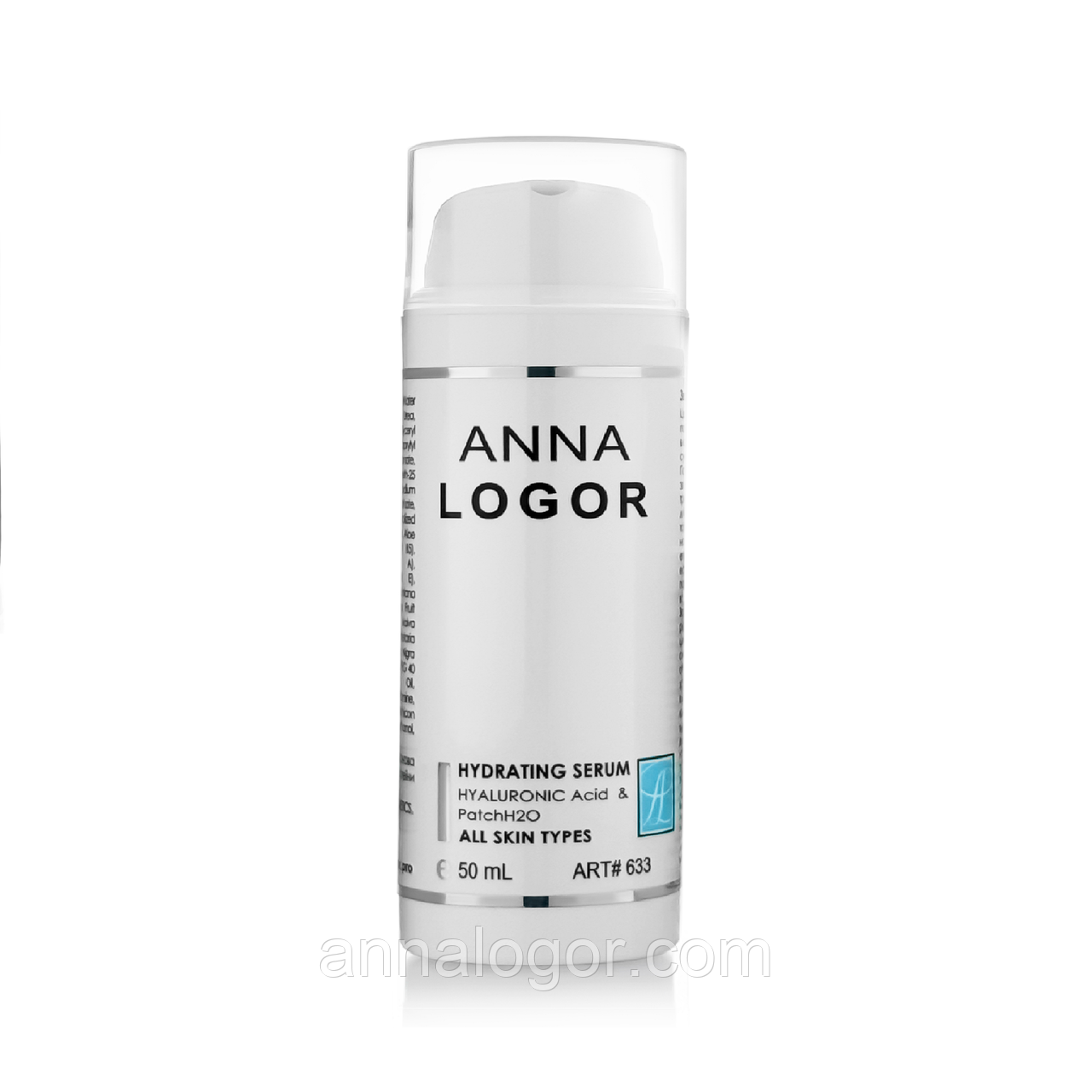 Зволожуюча Сироватка для всіх типів шкіри Art.633 Anna Logor Hydrating Serum 50 ml