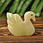 Статуетка лебідь з каменю онікс, 5.5 х 4см (колір, як на фото), фото 2