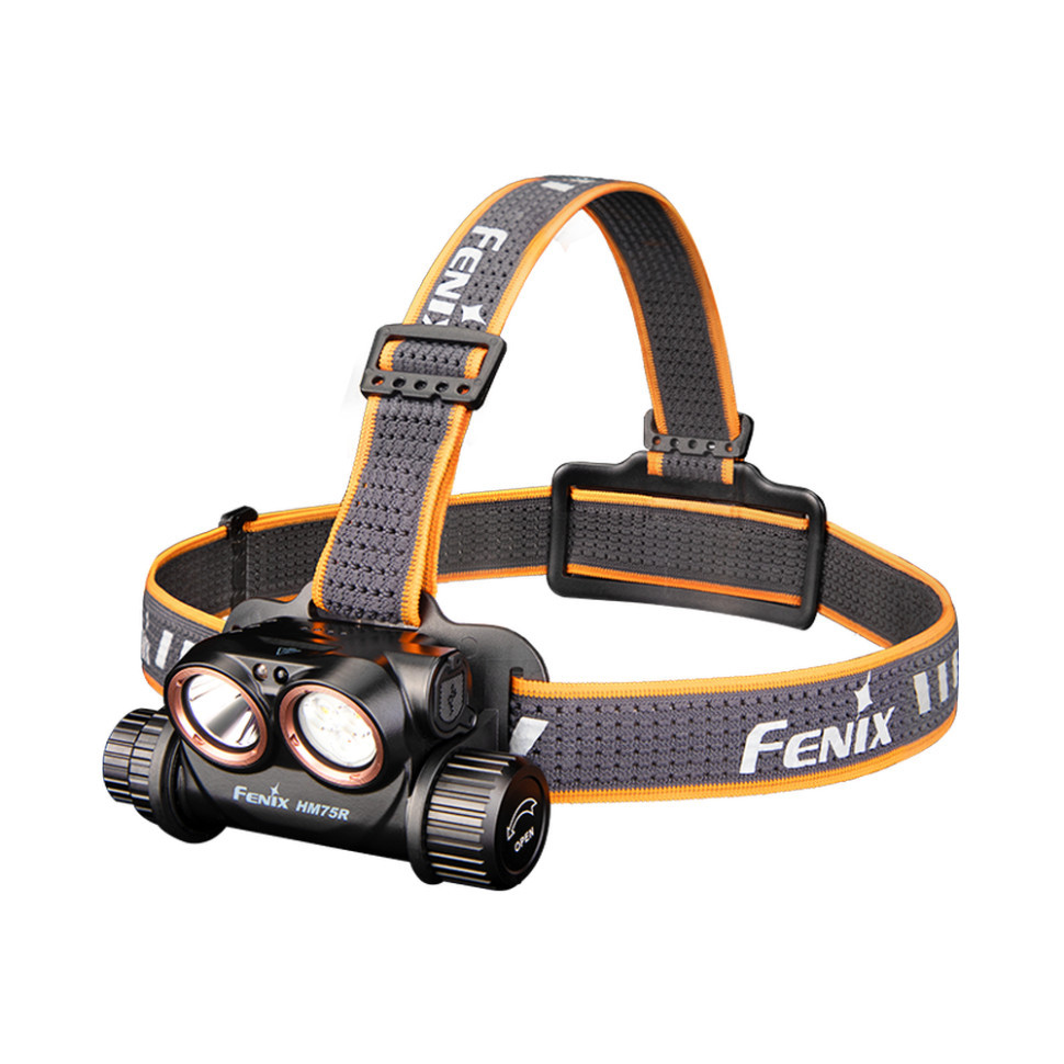 Налобний ліхтар Fenix ​​HM75R SE: 1600 лм, 223 м, USB-C, 18650, для туризму та роботи, фото 1