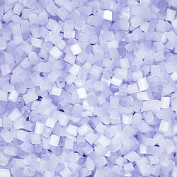 Бісер рубка сатин 2 мм 25 г Фіолетовий світлий