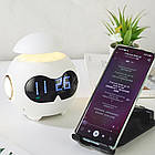 Дитячий будильник з екраном від USB, TS-002 / Дитячі годинники настільні / Розумний будильник для дітей, фото 5