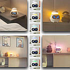 Дитячий будильник з екраном від USB, TS-002 / Дитячі годинники настільні / Розумний будильник для дітей, фото 2