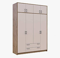 Шафа Ронді 4 з антрисолею колір дуб артезан + кашемір