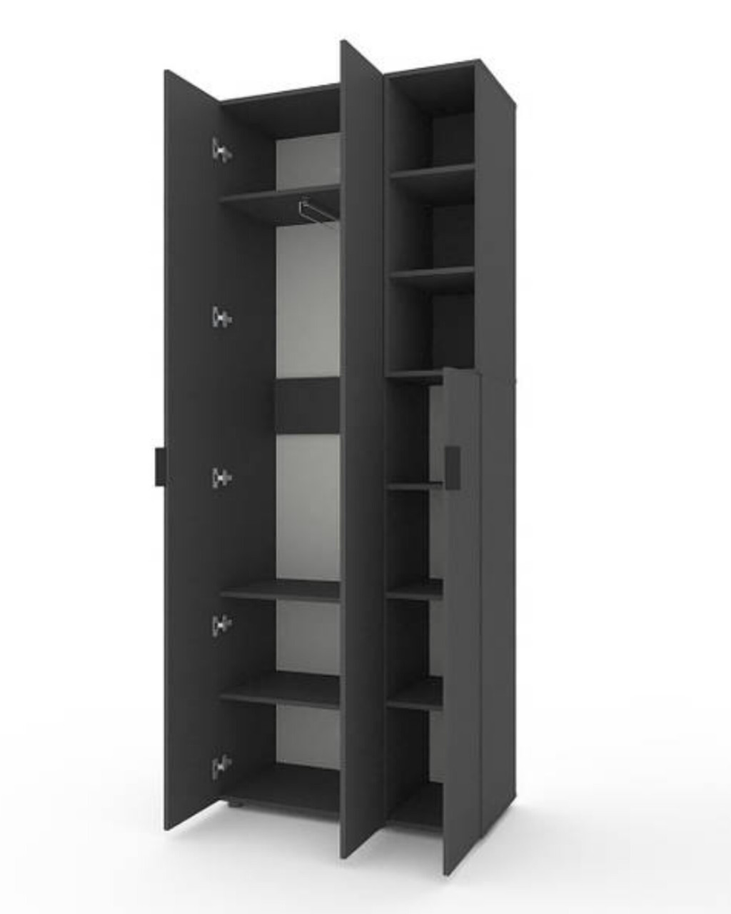Шафа Home A003R 900х420х2300 ЛДСП Антрацит, фото 1