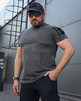 Футболка тактична Комбат з кишенею Zara Сіра