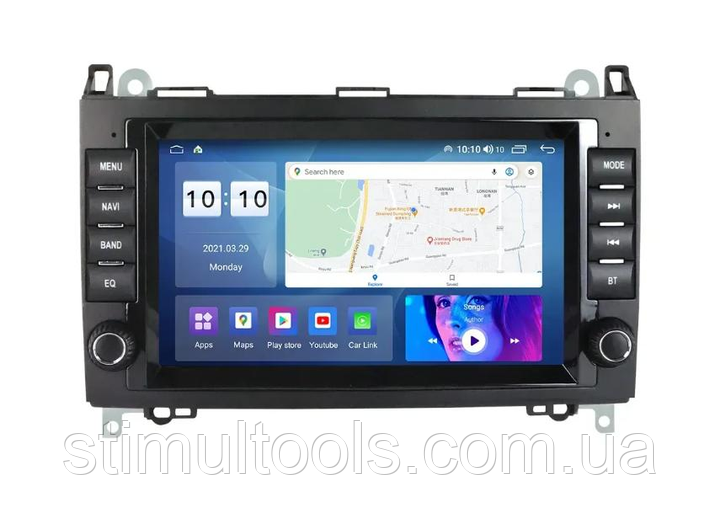 Штатна Magнітола 8" BENZ B200 Android 12- 4+32GB- With carplay+CANBUS, фото 1
