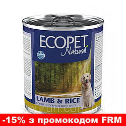 Farmina (Фарміна) Ecopet Natural Dog Lamb&Rice - Консервований корм з ягням та рисом для дорослих собак усіх порід 300 гр