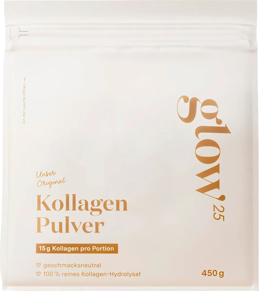 Біологічно активна добавка Glow25 Kollagen Pulver, 450 г