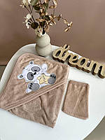 Дитячий махровий рушник кутик 90*90 Angelok-child