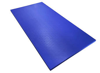 Джудомат Мат татамі 200*100*4см антисліп, рисова соломка 160 кг/м3 Синій