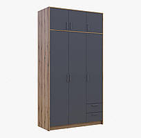 Шафа Ронді 3 з антрисолею колір дуб артезан + графіт