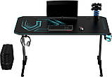 Геймерський ігровий стіл Ultradesk Frag (UDESK-FG-BL), фото 4