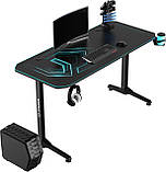Геймерський ігровий стіл Ultradesk Frag (UDESK-FG-BL), фото 6